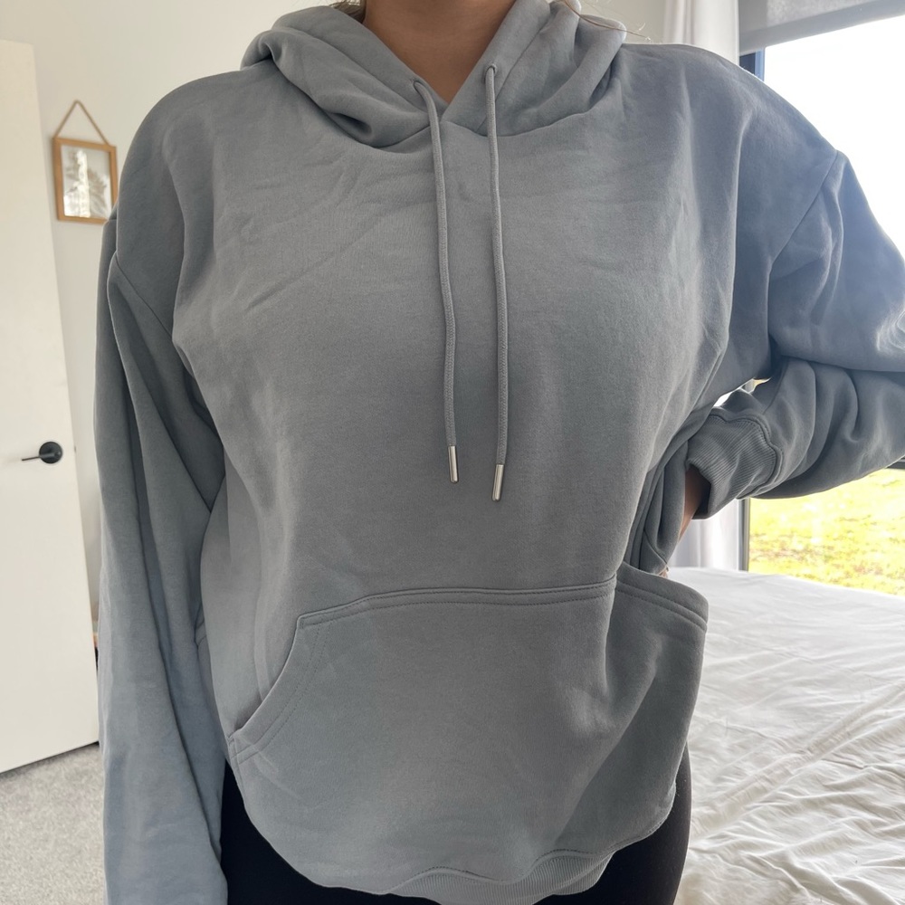 H&M Hoodie- Light gray-blue